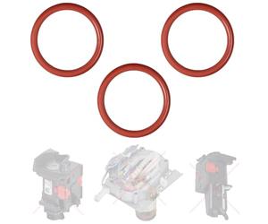 Joint, O-Rings, compatible avec Delonghi EABI EAM ECA ECAM ESAM EPAM ETAM AEG Philips pour l'unité d'ébullition, groupe d'ébullition, piston de pression, piston, et thermobloc, chauffage, D06 (3x)