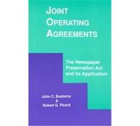 Joint Operating Agreements, Communication and Information Science John C. Busterna, Robert G. Picard (Auteur)