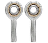 JOINT PALIER MALE GAUCHE AUTO-LUBRIFIANT FIXATION DE TIGE MATÉRIEL POUR CYLINDRES HYDRAULIQUES GALVANISÉ 2PCS