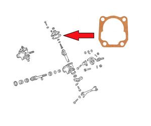 Joint papier d'étanchéité couvercle de boitier direction pour VOLKSWAGEN Coccinelle & KG 62 ->