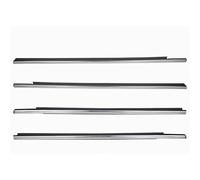 Joint Pare Brise Compatible Avec Peugeot 301 2013 2014 2015 2016 2017 Joint D'étanchéité En Caoutchouc Pour Vitres Extérieures De Voiture, Bande D'isolation Phonique(Chrome)