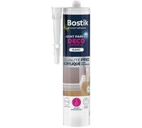 Bostik Mastic d’Étanchéité Joint Parfait Déco Express - Jointe Tous Matériaux - Décoration Intérieure - Lissage Facile - Formule Acrylique - Couleur : Blanc - 310 ml