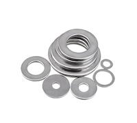 Joint plat en acier inoxydable 304 M1.6-M6 Vis en métal extra large anneau grand diamètre extérieur épaissi rond maille mince (M4x9x1.5mm 100pcs)
