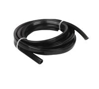 Joint plat souple for rainure M6/M8/M10, longueur 1 mètre, bande de rail extrudée blanche/noire/jaune, 1 pièce(Black,6mm)