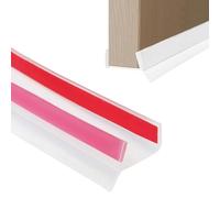 Joint Plinthe Cuisine, 5m Profil D’étanchéité pour Socle Cuisine Plinthe Souple Autoadhésive, 15/16/17/18mm Protection Plinthe pour Bas de Plinthe Sous Placard,Cuisine Encastrée