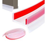 Joint Plinthe Cuisine Profil D'étanchéité, 5 M Transparente Joint Plinthe Cuisine, Caoutchouc de Profilé D'étanchéité, pour Épaisseur de Bois de 15mm, 16mm, 17 mm, pour Salle de Bain, Cuisine