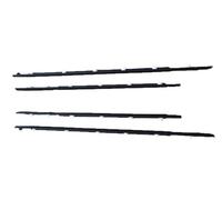 Joint Porte 4 Pièces/ensemble Joints D'étanchéité Chromés Vitres Portières Voiture Pour Toyota Pour Land Pour Cruiser LC80 FZJ80 LX450 75710-60021 1990-1998 Joint caoutchouc(Black)