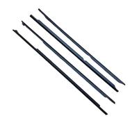 Joint Porte Automobile Universel Bande Protection Contre Les Intempéries Pour Verre Classe Pour Benz C 4 Pièces Caoutchouc Fenêtre Noir Ou Chromé Pour W204 Joint D'étanchéité(Noir)