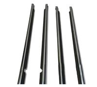 Joint Porte Automobile Universel Pour Land Pour Cruiser Pour Prado 120 75711-60061 4 Pièces À L'extérieur Des Fenêtres En Caoutchouc Chromé Ou Noir(Chrome)