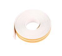 Joint Porte Bande d'étanchéité auto-adhésive for porte et fenêtre, 5 mètres, bande de caoutchouc Anti-Collision for fenêtre en verre, bande d'isolation phonique en mousse(White I 9X2MM)
