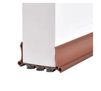Joint Porte Bande d'étanchéité for bas de porte muette, isolation de porte sans bande de colle, bande d'isolation phonique for chambre à coucher(Brown,3PCS)