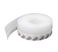 Joint Porte,Bande Etancheite Autocollante de Porte Joint Fenetre en Silicone pour Vitrées,Anti Souris Fourmi Cafard Insectes Imperméable,Coupe-vent,Antipoussière,Anti-bruit(Transparent 35mm x 5m)