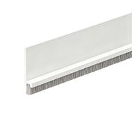 Joint Porte Brosse Blanc 100cm, Bas de Porte Calfeutrer Auto-adhésif, Isolation Phonique Thermique, Étanchéité Anti-Poussière, Coupable à la Taille, Protection Porte