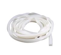 Joint porte Douche Bande de bordure en caoutchouc blanc translucide 1/2/3/4/5 m, section U, joint bord, protection, boîtier, largeur intérieure 1 à 10 mm(0.5x3.5x6.5mm,2 meters)
