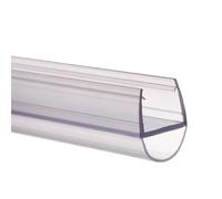 Joint porte Douche Joints d'étanchéité en PVC 4 mm/6 mm/8 mm/10 mm/12 mm for portes de salle bain, joints fenêtre, déflecteurs d'eau, pare-baignoire caoutchouc(C-12mm)