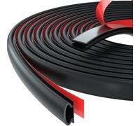 Joint Porte Fenêtre Isolant Froid et Phonique,Joint De Porte D'entrée Caoutchouc Autocollant,Boudin PVC Cadre Porte,Joint D'étanchéIté Fenetre Isolation,Weather Stripping Door Seal(10M,D-Noir)
