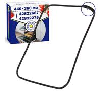 Joint Porte Four 440x360 mm avec Code Original 42822687 42832275 pour Candy pour Hoover - Équipé de 4 Crochets - Garantie de 10 Ans - MONTERAL