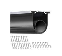 Joint Porte Garage 480cm Avec Rail Guide Bande Etancheite Caoutchouc 10cm Largeur