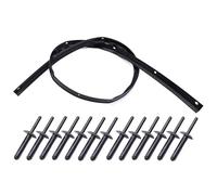 Joint Porte Voiture Joint Capot Pare-chocs Avant Étanche Avec Rivets 68051392AB 68051392AA Pour Dodge Pour Challenger 2008-2021 Accessoires Remplacement Bande d'étanchéité