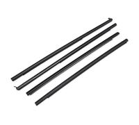 Joint Porte Voiture Joint D'étanchéité Caoutchouc Vitres Portières Extérieures 4 Pièces Pour Montero Pour Pajero 3e 4e V73 V74 V75 V76 V77 V78 V93-V98 2001-2016 Bande d'étanchéité