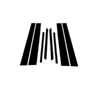 Joint Porte Voiture Lot De 8 Autocollants De Garniture De Vitres Noir Brillant Pour X6 F16 2015-2019 Accessoires Extérieurs MTVTFECEWG(Glossy Black)