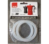 joint pour cafetière Italienne 3 tasses 2 joints en silicone pour cafetière 3 T