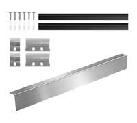 Joint Pour Cuisinière Et Plan De Travail - Bande De Scellement Latérale En Acier Inoxydable | Joint Latéral Étanche | Pour Cuisinière Four Lave-vaisselle Micro-ondes Réfrigérateur