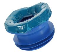 Joint pour Cuvette de Toilette en Caoutchouc Bleu Anti-odeur | Étanchéité des Écarts, Installation Facile, Léger, Compatible Cuvettes et Lunette Toilettes
