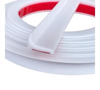 Joint pour Douche 170cm Seuils de Douche Barriere de Douche Anti Débordement Seuil de Douche Barrage D'eau Autocollante Joint Douche pour Baignoire Coins Évier (Blanc, 1.7M)