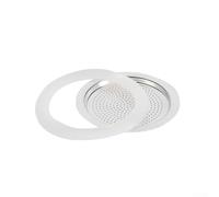 Joint pour machine à expresso de rechange en silicone de qualité alimentaire avec insert de tamis en aluminium pour cafetière (1 tasse + tamis )