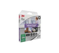 Joint pour portes et fenêtres transparent 3M, lot de 2 joints de 3m