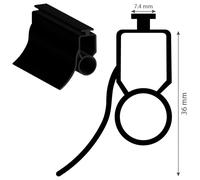 Joint profilé caoutchouc optique porte de garage - Somfy 9016662