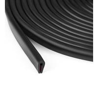 Joint Protection Bord de Tole,1.5mm x 6 Mètres Joint de Coffre Voiture en EPDM sans Colle, Joint d'Étanchéité Universel de Porte Voiture pour Caravane, Camion, Garage, Machine, Noir