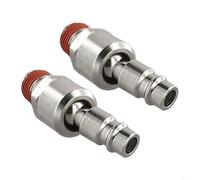 Joint rapide pneumatique 1/4 NPT pour compresseurs d'air, connecteur d'air rotatif à 360 degrés, acier zingué, 300 psi, compatible avec outils pneumatiques de 6,35 mm, tuyau, cloueur, nettoyeur haute