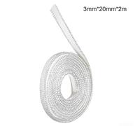 Joint Réfractaire Poêle 2M Double Face 600°C Joint Réfractaire | pour fibre de verre pour robuste, 3x20mm épaisseur, pur, pour idéal pour cheminée, poêle pour bois, four domestique