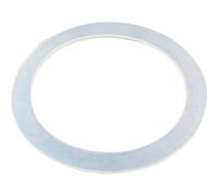 YXYFA Joint résistant aux hautes températures de 1 pièce, joint plat en caoutchouc blanc, joint circulaire en silicone pour dioptries de vue faites maison (170 x 150 x 2,5 mm)