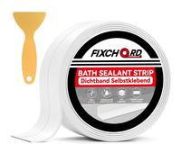 Joint Salle De Bain,1 Rouleaux Ruban Adhésif Blanc Cuisine Ruban D'étanchéité,Joint Baignoire,Bande De Calfeutrage Imperméable Et Adhésive Pour Cuisine,Salle De Bain,Toilettes3.2m*38mm