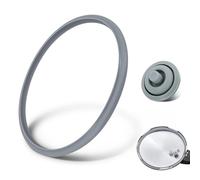 Joint Silicone Autocuiseur 22 cm - Remplacement Étanchéité WMF Perfect/Silit, Joint Cocotte Minute Universel, Joint de Signal de Cuisson, Compatible 3/4,5/6,5/8,5 L
