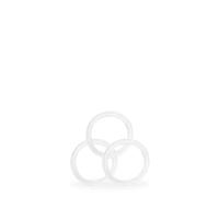Qwetch Joint silicone d'étanchéité Blanc (x3) 750/1000 ml