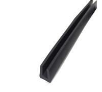 joint solide Bande d'étanchéité en caoutchouc en forme de U, bouclier de bord, boîtier lié for verre, métal, panneau de bois, feuille de porte, protection de pare-chocs d'armoire, 1 mètre bande d'étan