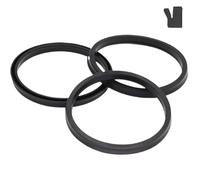 joint spi Joint d'étanchéité en caoutchouc pour cylindre et piston, diamètre extérieur 20-320 mm, 20 x 14 x 4, 25 x 17 x 32 x 24 x 5, avec bague rainurée Joint Torique pour(4Pieces 80x68x8.5)
