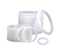 Joint torique blanc 3mm, diamètre extérieur 10mm ~ 10/50mm, joint d'étanchéité non toxique en silicone, joint isolant étanche, 150 pièces(10 Pcs,OD 52MM ID 46MM_CS 3.0MM)