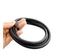Joint torique de bande solide en caoutchouc 1 mètre, for l'amélioration l'habitat, bandes d'étanchéité rondes éponge(Dia 3.5mm)