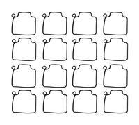 Joint Torique De Chambre Cuve Flotteur Carburateur pour CB250 Nighthawk 250 CMX250 Rebel VT600 VLX600 VT750 Shadow Aero VTX1300