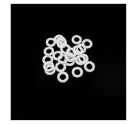 Joint torique de robinet en Poly Tetra fluoroéthylène PTFE, 2mm, M6 à M45, tuyau ondulé, joint plat, 10 pièces