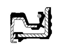 Joint torique de vilebrequin côté frontal PTFE (polytétrafluoroéthylène) CORTECO
