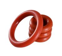 Joint torique d'étanchéité, 3,53mm x 110,72mm x 117,78mm, 5 pièces joint d'étanchéité Vmq, rouge, Diamètre du fil X ID X Od, 3,53mm x 110,72mm x 117,78mm