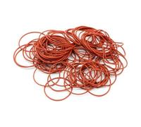 Joint torique en caoutchouc de Silicone, épaisseur CS 1mm OD 3~50mm, rondelle étanche isolée, forme ronde, 50 pièces (Taille : OD 46mm ID 44mm)