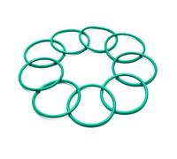 Joint Torique en Caoutchouc Fluoré, 61mm OD, 55mm ID, 3mm Largeur, Vert 5 Pièces
