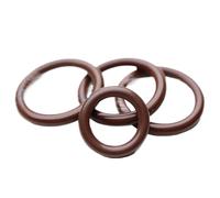 Joint torique en caoutchouc fluoré marron 2.4mm OD 6mm ~ 220mm joints toriques joint d'étanchéité rondelle résistant à l'huile(OD 16mm (50Pcs))